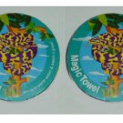 Lot of 2 SNAKE Magic Pop Up Towels (washcloths) MIP