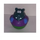 Wendy's HIPPO Weeble Wobble Retired 2004 Kids Meal Toy
