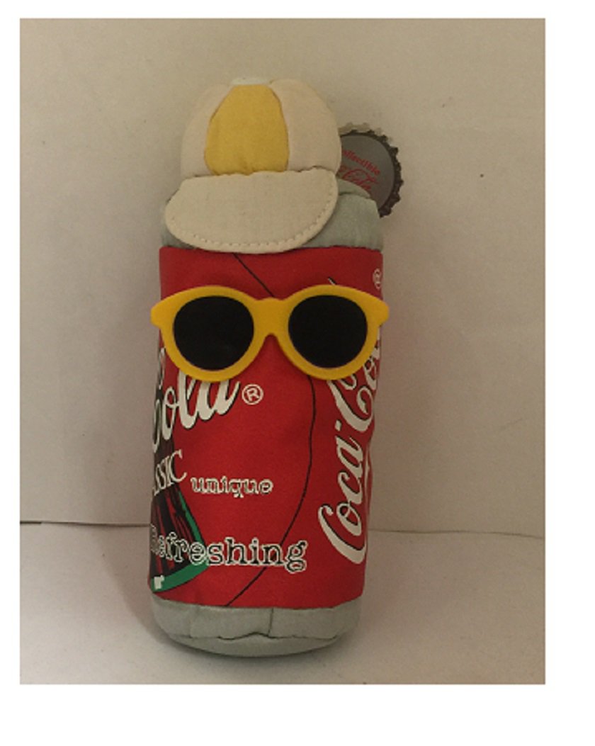 1997 Coca-Cola Can in Shades - Coke Bean Bag Plush