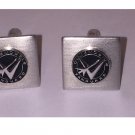 Vintage Oldsmobile Vanguard Rocket Logo Silver Tone & Black Cuff Links by Anson Vintage Oldsmobile Vanguard Rocket Logo Silver Tone & Black Cuff Links by Anson