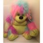 D & B DAVE & BUSTERS Multi Colored Rainbow Gorilla Large 14" Stuffed Animal Plush EUC w/Tags