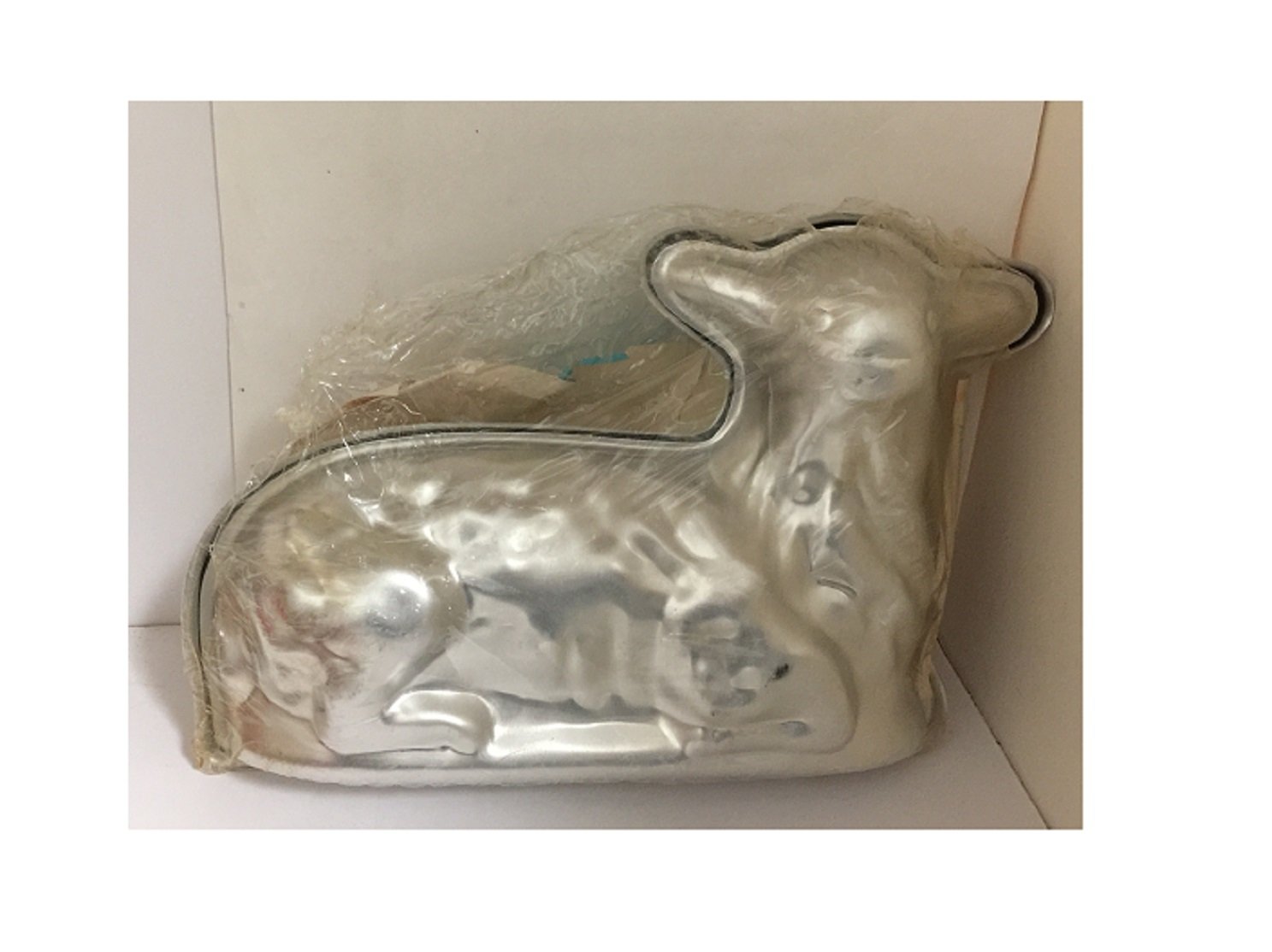 Vintage Nordic Ware 3D Aluminum Lamb Cake Pan Mold Sealed 2pc w