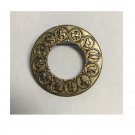 Vintage 1970s Zodiac Signs Astrological Round Brooch Pin - Goldtone