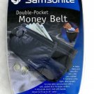 Samsonite Double-Pocket Money Belt - Charcoal Grey Samsonite Double-Pocket Money Belt - Charcoal Grey