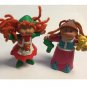 2 Vintage McDonald's Cabbage Patch Happy Meal Toys / Holiday Elf & Lindsey