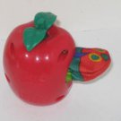 1996 McDonalds Eric Carle The Very Hungry Caterpillar & Apple Finger Puppet Toy