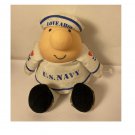 Vintage 1986 Ziggy Navy Stuffed Doll by American Greetings