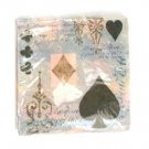 Vintage Card Suits Cocktail Beverage Napkins - 1 Package of 16 Count
