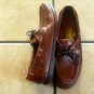 SEBAGO DOCKSIDES BROWN DISTRESSED LEATHER LOAFER SHOES