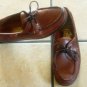 SEBAGO DOCKSIDES BROWN DISTRESSED LEATHER LOAFER SHOES