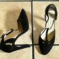 COLIN STUART BLACK SUEDE T STRAP CLASSIC DRESS SHOES