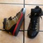 FILA WHITE LINE BLACK/RED/BRONZE LEATHER ATHLETIC SHOES