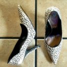 S.E. BOUTIQUE CALF FUR/LEATHER CLASSIC DRESS SHOES
