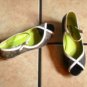 FARYL ROBIN BLACK WHITE BROWN CANVAS/LEATHER SHOES