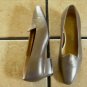 VTG. MAGDESIANS DK. TAUPE DISTRESS LEATHER DRESS SHOES