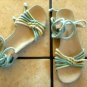 GIANNI BINI MULTI-COLORED CANVAS/FABRIC ANKLE TIE SHOES