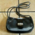BRIGHTON BLACK PEBBLED DISTRESSED LEATHER TOTE HANDBAG