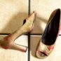 HYPE MULTI-COLORED SATIN FLORAL PEEP TOE SANDALS SHOES