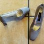 STUART WEITZMAN GRAY SATIN CLASSIC DRESS PUMPS SHOES