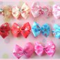 Hearts Bitsy Bows (5 pairs)