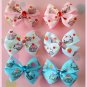 Cupcake Bitsy Bows (3 pairs)