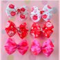 Kisses Bitsy Bows (3 pairs)