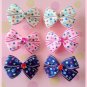 Stars Bitsy Bows (3 pairs)