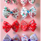 L-O-V-E Bitsy Bows (4 pairs)