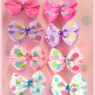 Lollipop Bitsy Bows (4 pairs)