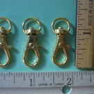 Lobster Clasp Clips With Swivel Snap Hook Gold Color