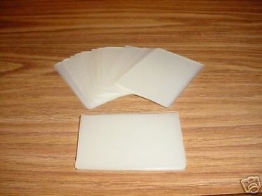 200 LAMINATING  LAMINATOR POUCHES BUSINESS CARD SIZE