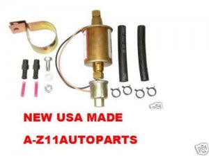 UNIVERSAL ELECTRIC FUEL PUMP IN LINE 30gph 4psi 4 CYLINDER  UNIVERSAL EXTERNAL IN LINE USA MADE NEW