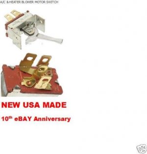 HEATER BLOWER SWITCH DODGE DART 1976-1971 PLYMOUTH SATELLITE ROADRUNNER 1974 VALIANT 1974-1976 USA