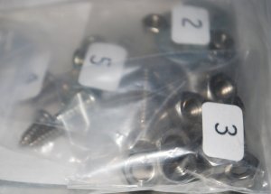 1957 CORVETTE REMOVABLE TOP TRIM SCREW KIT 37 pcs