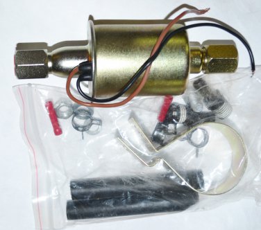 ELECTRIC FUEL PUMP 10si-14psi 35gph IN LINE FUEL PUMP 4 BARREL 3X2 & DUAL QUAD