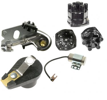 PontiacDISTRIBUTOR CAP ROTOR POINTS CONDENSER 6 CYLINDER  1960 1961 1962 1963 1964 1965 1966-1974
