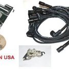 CAP ROTOR POINTS CONDENSER WIRES AMC BUICK CHEVROLET CADILLAC OLDSMOBILE PONTIAC