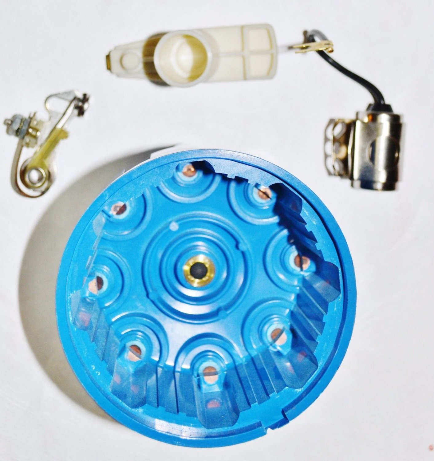 DODGE PLYMOUTH CHRYSLER DISTRIBUTOR CAP POINTS/ROTOR/CONDENSER 273 318