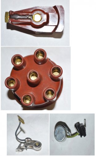 BMW 3.0CSi BMW 530i BMW 630CSi DISTRIBUTOR CAP ROTOR POINTS CONDENSER