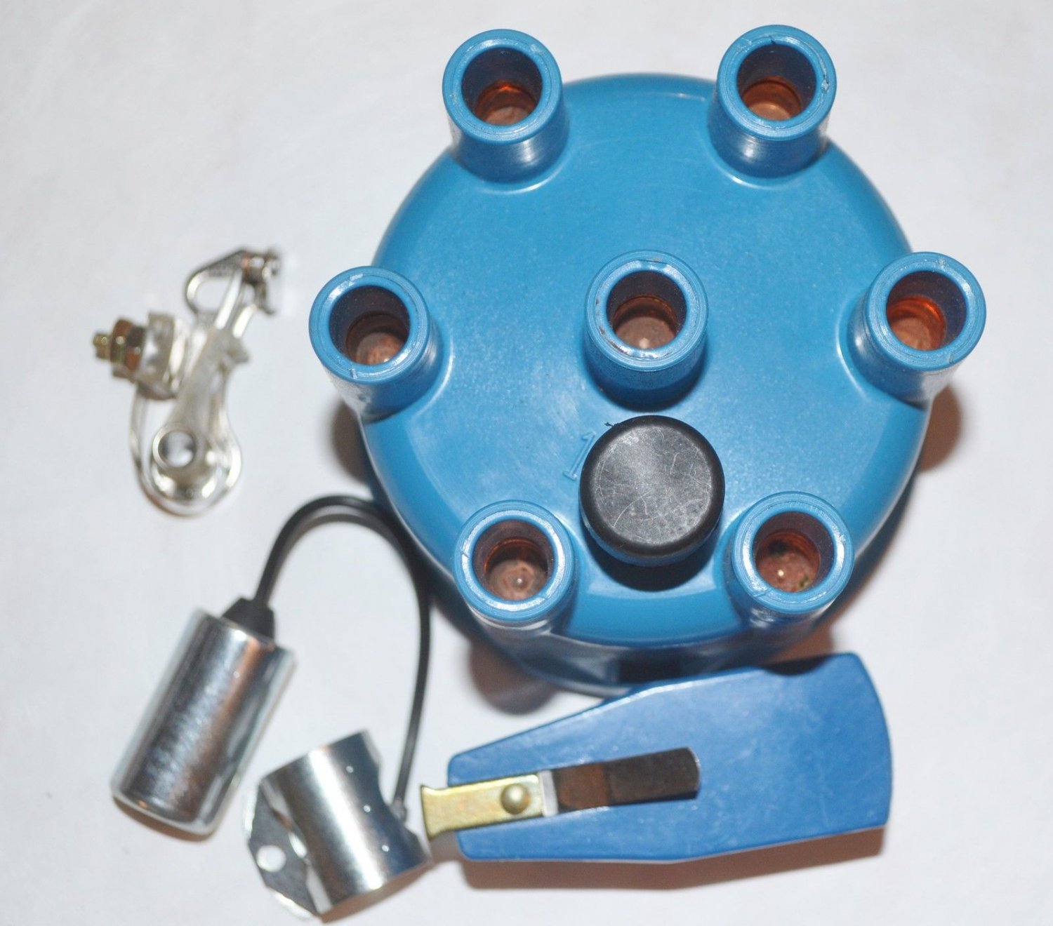 DISTRIBUTOR CAP & ROTOR POINTS CONDENSER DODGE PLYMOUTH 170 198 225 6