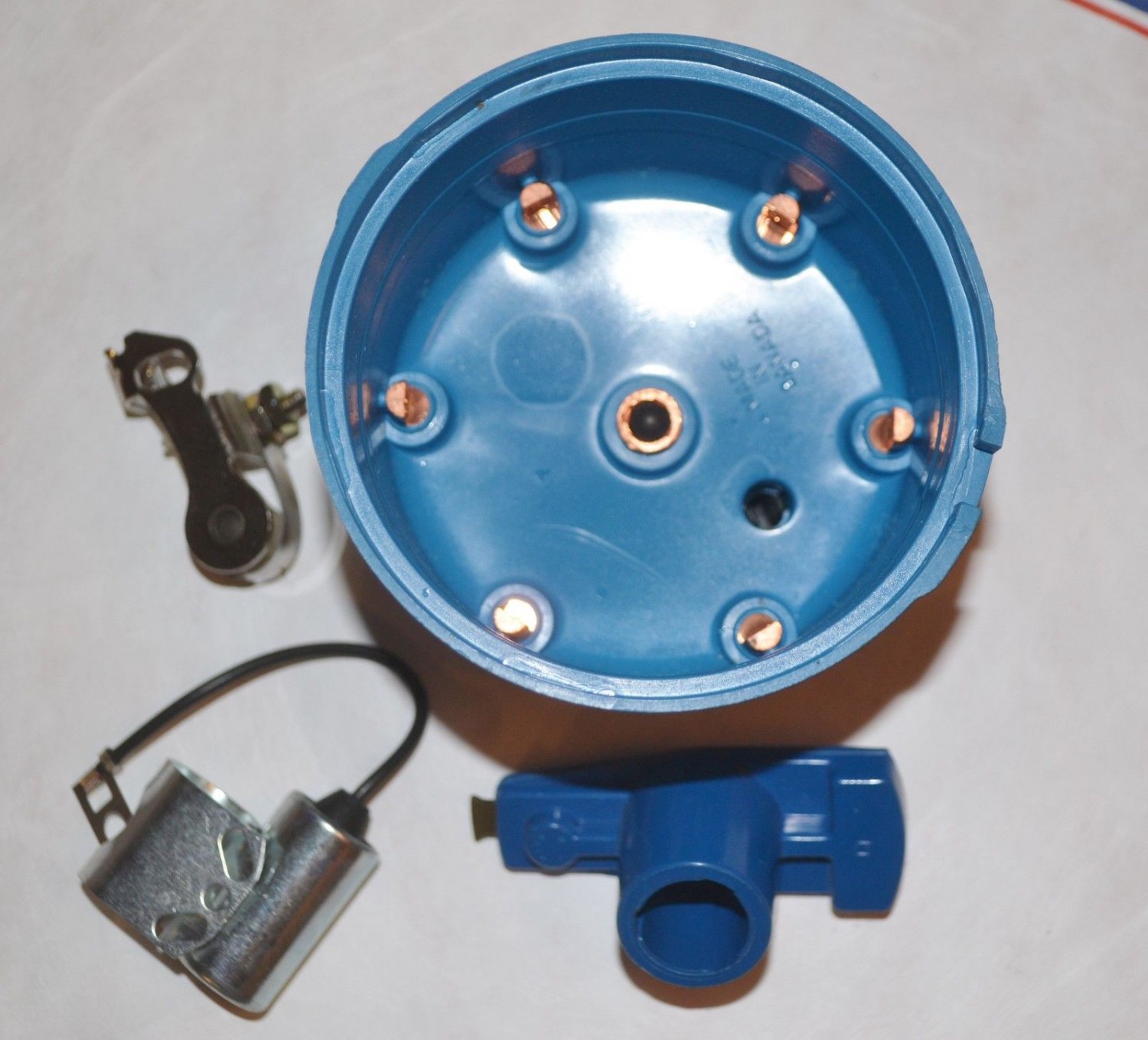 DISTRIBUTOR CAP & ROTOR POINTS CONDENSER DODGE PLYMOUTH 170 198 225 6