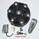 FORD 6 CYLINDER MERCURY 6 CYLINDER DISTRIBUTOR CAP ROTOR POINTS CONDENSER
