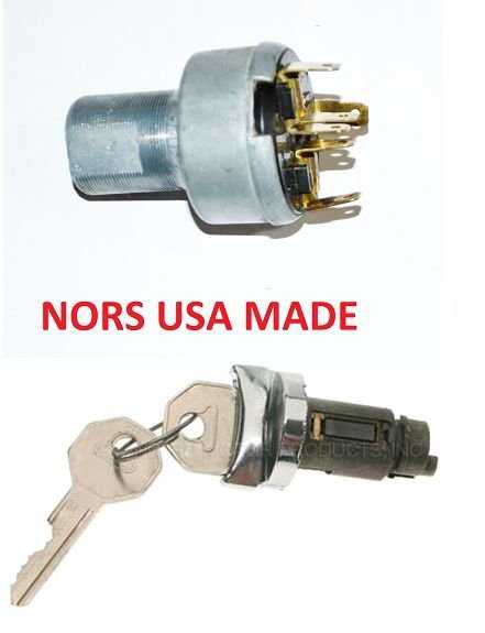 Ignition Switch Lock Andkeys 1957 Chevrolet Truck Belair Nomad Corvette 1959 1958 2284