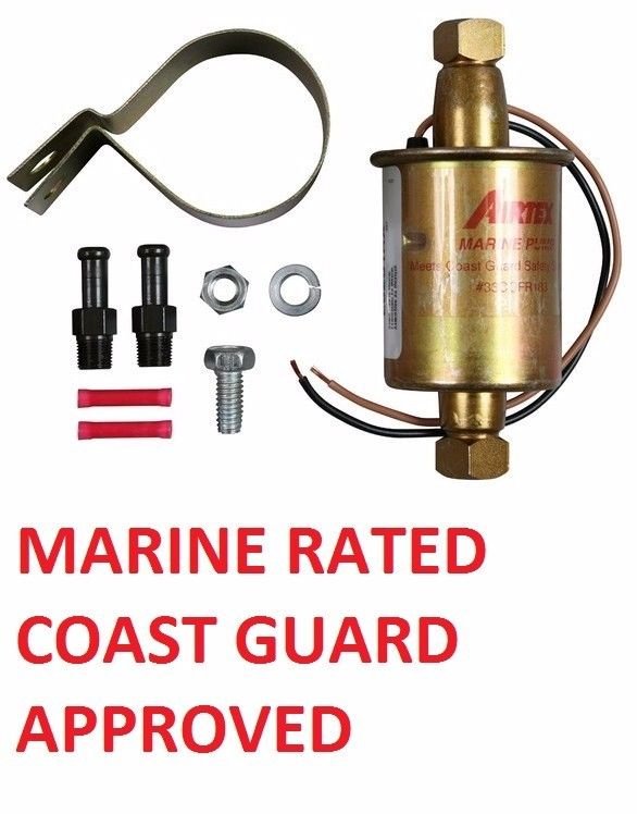 FUEL PUMP FORD OMC COBRA MARINE 2.3L ELECTRIC MARINE RATED COAST GUARD