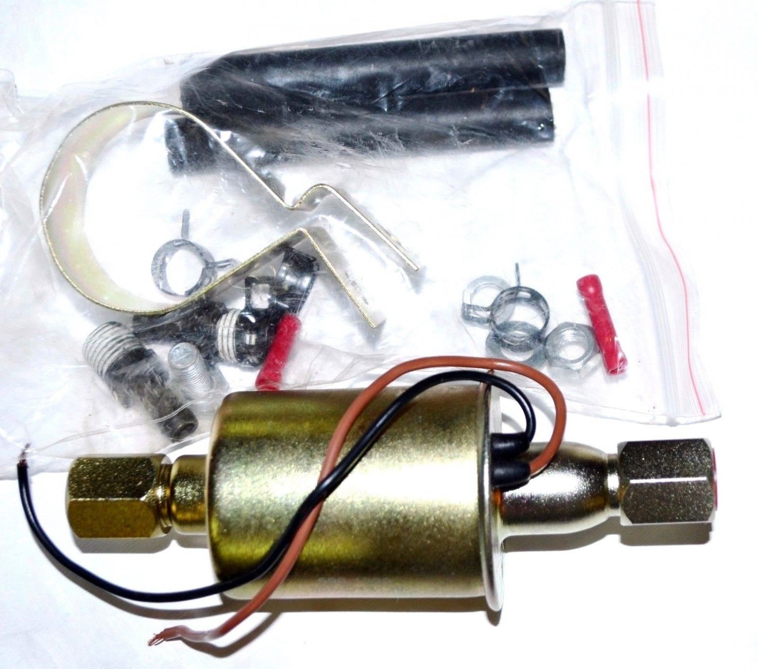 FUEL TRANSFER PUMP GAS OR DIESEL ELECTRIC PUMP 10PSI-14PSI 12Volt 35GPH 3/8 LINE