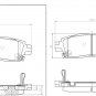 REAR BRAKE PADS Buick Enclave Rainier Trailblazer GMC Envoy Acadia Saab 9-7x