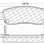 REAR BRAKE PADS Buick Enclave Rainier Trailblazer GMC Envoy Acadia Saab 9-7x