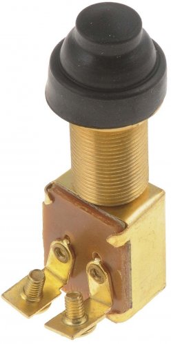 WATERPROOF STARTER SWITCH 15 Amp 12Volt BRASS CAR TRUCK MARINE ATV UNIVERSAL