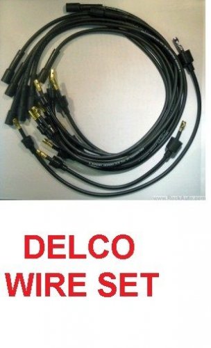 SPARK PLUG WIRES DELCO BUICK CADILLAC CHRYSLER DODGE FORD PONTIAC STUDEBAKER