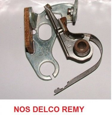 IGNITION POINTS BUICK 1954 1955 1956 CHEVROLET 1956 V8 DELCO REMY 1924499 D104P